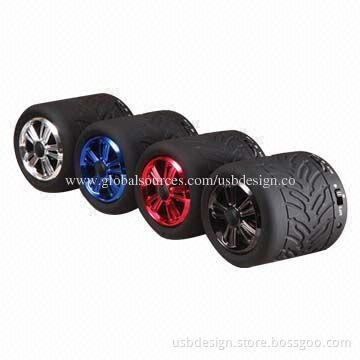 ABS mini wireless tire speakers